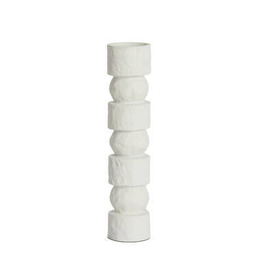 Kaarsenhouder Ø9x41 cm AKTA crème