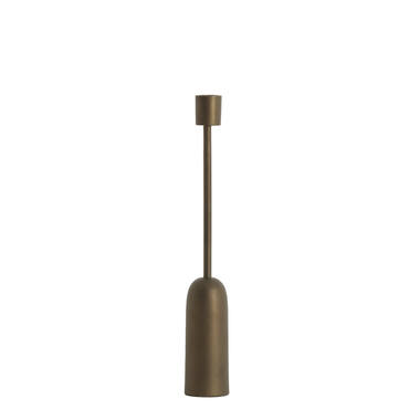 Candle stick Ø5x33,5 cm YASILO brown-bronze