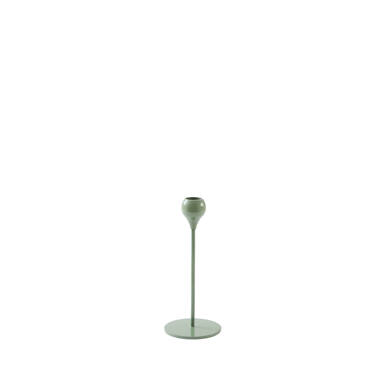 Candle stick Ø8,5x20 cm SAMUI mint green
