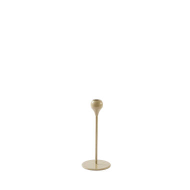 Candle stick Ø8,5x20 cm SAMUI taupe