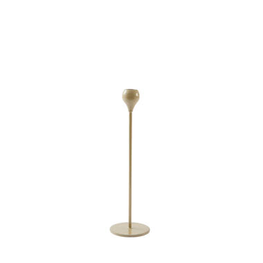 Candle stick Ø8,5x30 cm SAMUI taupe