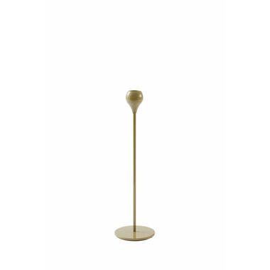 Candle stick Ø8,5x30 cm SAMUI olive green
