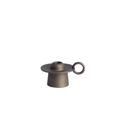 Candle stick 14x10,5x9 cm SALTILLO brown-bronze