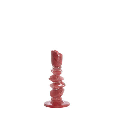Candelabro Ø11,5x23 cm ESTINA berenjenado