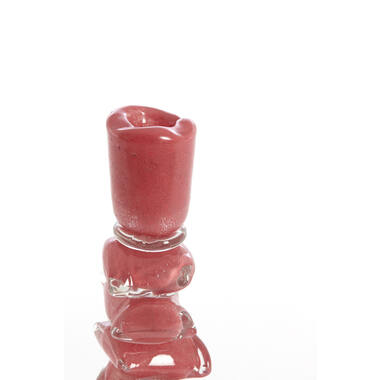 Candelabro Ø11,5x23 cm ESTINA berenjenado