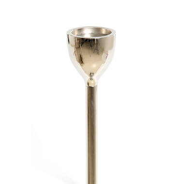 Kaarsenhouder Ø13x90 cm VELEZ nikkel