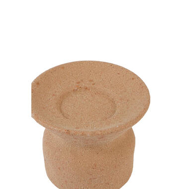 Candle holder Ø12x9 cm ATRANI ceramics terra