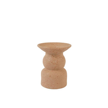 Candle holder Ø12,5x15 cm ATRANI ceramics terra