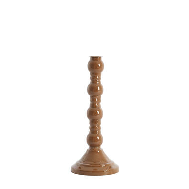 Candle stick Ø10x25 cm AVELINE caramel