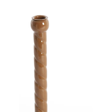 Candle stick Ø10x28 cm NALEIRA caramel