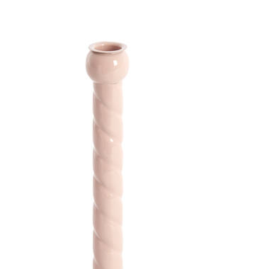 Candle stick Ø10x28 cm NALEIRA old pink