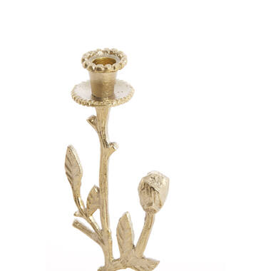 Candle stick 12x10x41 cm NEMI gold