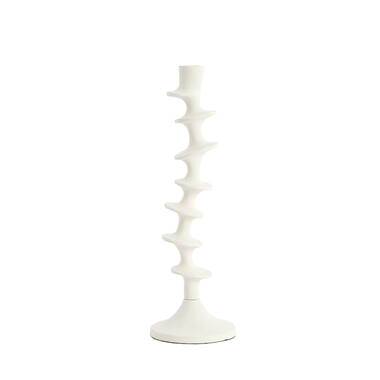 Candle stick Ø12x37 cm ZIREYA cream