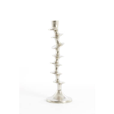 Candle stick Ø12x37 cm ZIREYA raw nickel