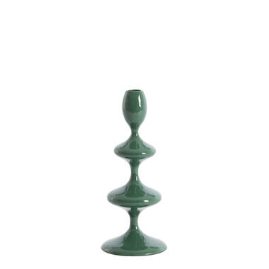 Candle stick Ø10x27 cm VIREEN dark green