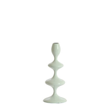 Candle stick Ø10x27 cm VIREEN shiny light blue