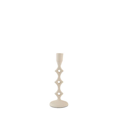 Candle stick Ø9x24,5 cm JERULA cream