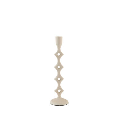 Candle stick Ø9x31,5 cm JERULA cream