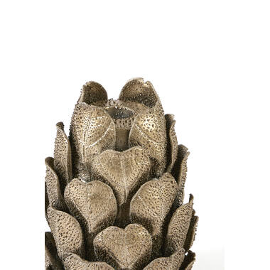 Candle stick Ø13x21 cm CYNARA porcelain bronze