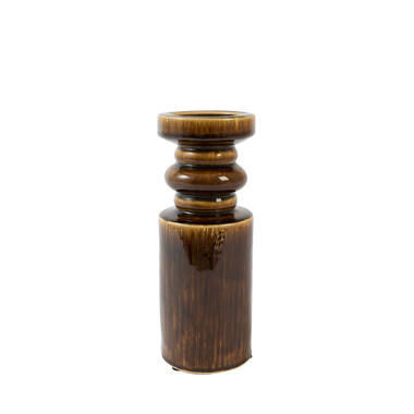 Candle stick Ø11,5x29,5 cm CEROU ceramics dark brown