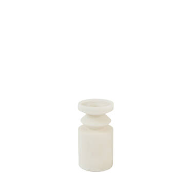 Candle stick Ø9,5x17 cm SALITO beige