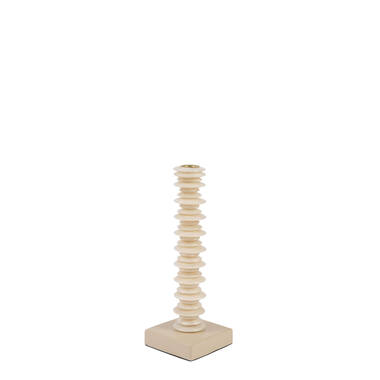 Candle stick 10x10x27 cm OMINO sand