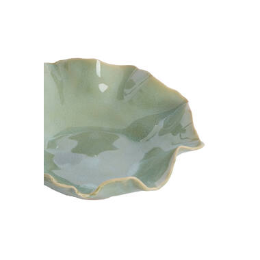 Dish 21,5x18,5x6,5 cm BANDA ceramics mint green