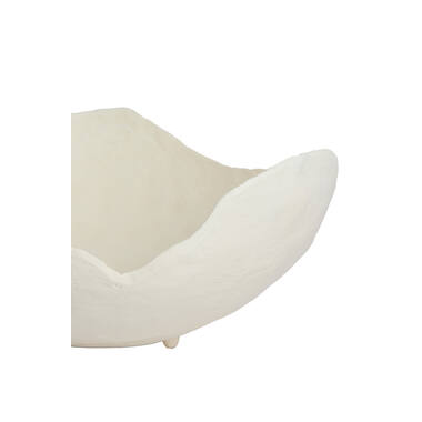 Schaal 28x28x11,5 cm HAZAL crème