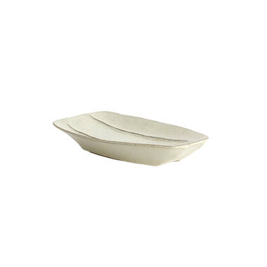 Dish 45,5x25x7,5 cm BENFICO matt cream-sand