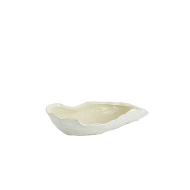 Dish 41x20,5x10 cm KALAKO ceramics cream pearl