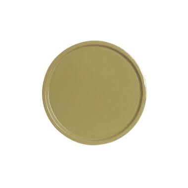 Dish Ø42x5 cm ADA shiny taupe