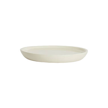 Dish Ø42x5 cm ADA shiny cream