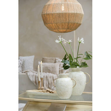 Dish 52x18x4 cm CARMONA bamboo natural+cream