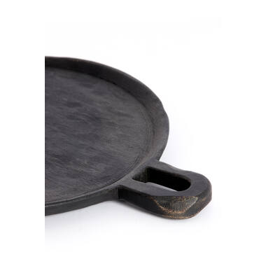 Snijplank 47x39x2,5 cm ISOLO mango hout zwart