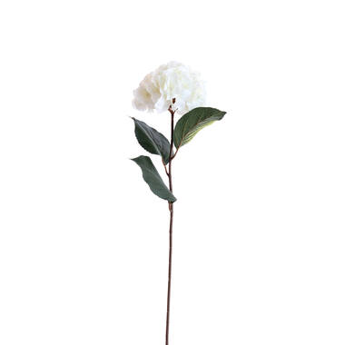 Artificial flower Ø18x72 cm HORTENSIA cream