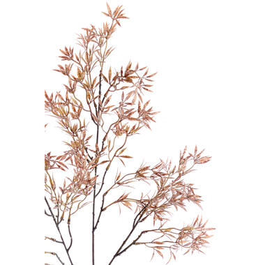 Artificial flower Ø15x88 cm NANDINA brown+red