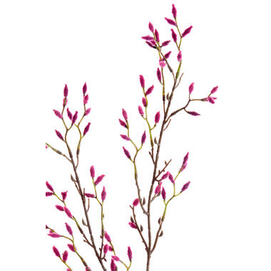 Artificial flower 20x5x90 cm CATKINS pink