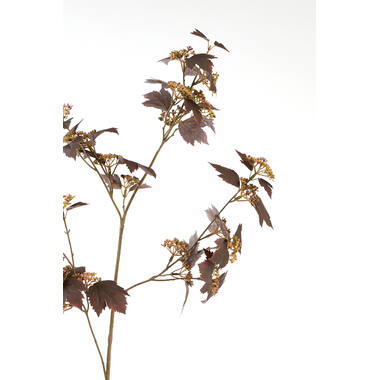 Artificial flower 20x10x110 cm MAPLE burgundy-dark brown