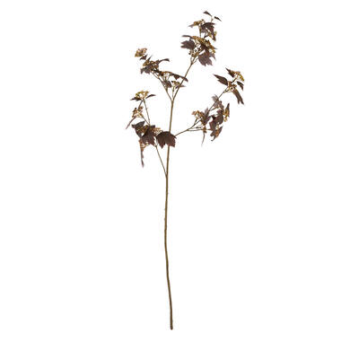 Artificial flower 20x10x110 cm MAPLE burgundy-dark brown