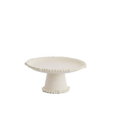 Dish on base Ø25,5x11,5 cm OTO cream