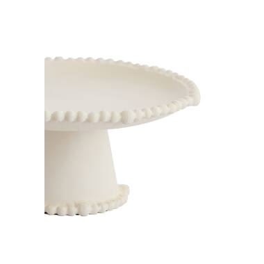 Dish on base Ø25,5x11,5 cm OTO cream