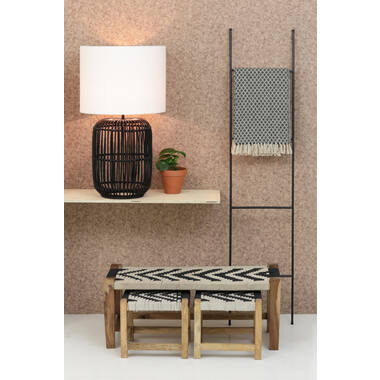 Ladder deco 40x2x180 cm SIEM zwart