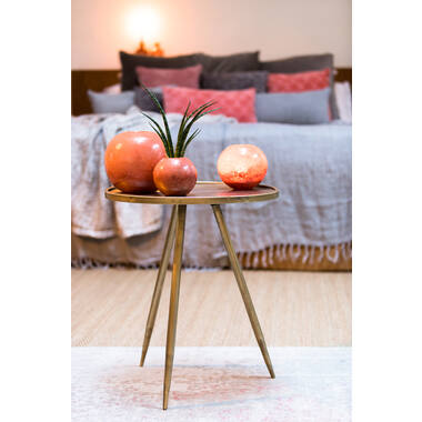 Bijzettafel Ø39,5x50,5 cm ENVIRA antiek goud