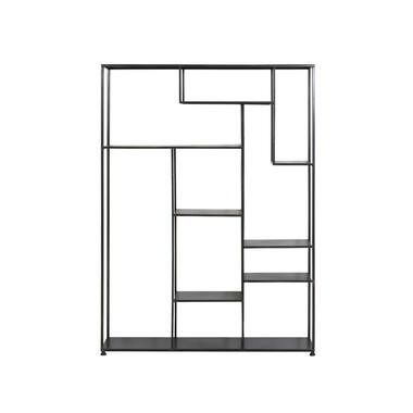 Wandrek 110x25,5x150 cm TALARA antiek zwart