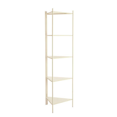 Cabinet open 59x59x200 cm DISPLAY cream