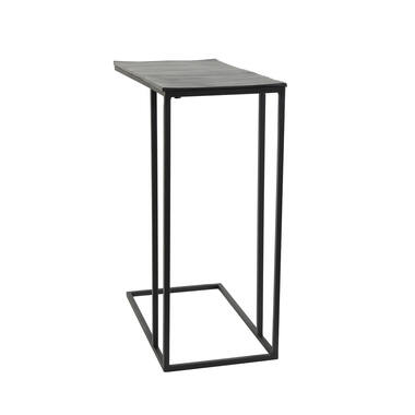 Bijzettafel 48x26x60 cm MACY mat zwart