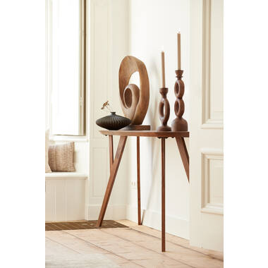 Side table 160x44x82 cm QUENZA acacia hout bruin