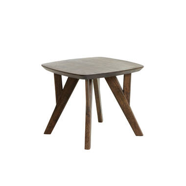 Bijzettafel 44x44x36 cm QUENZA acacia hout bruin