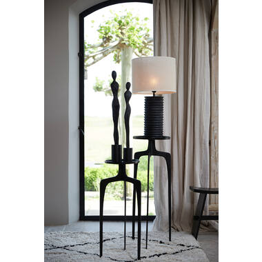 Zuil S/2 Ø30x80+Ø35x100 cm PANO donker brons