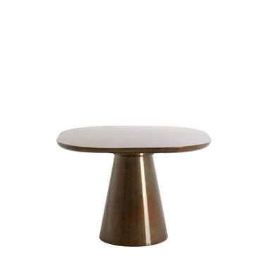Side table 60x60x41 cm ABALA copper-bronze
